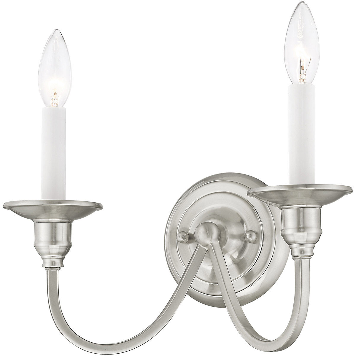 Cranford 2 Light 13 inch Brushed Nickel Wall Sconce Wall Light