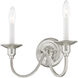Cranford 2 Light 13 inch Brushed Nickel Wall Sconce Wall Light