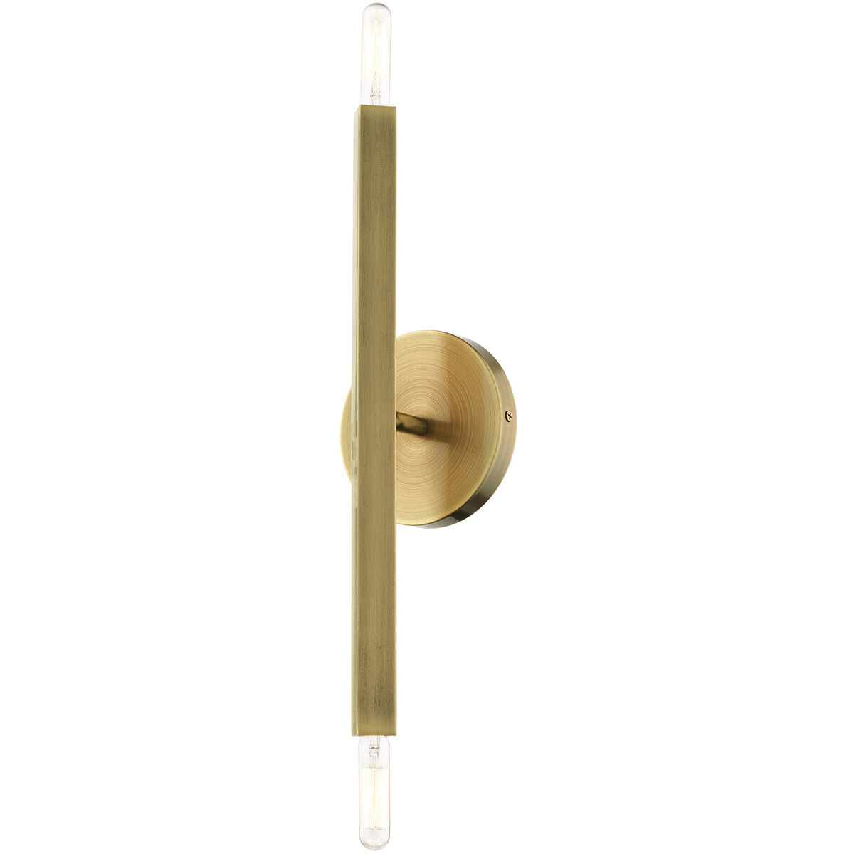 Monaco 2 Light 5 inch Antique Brass ADA ADA Sconce Wall Light