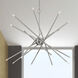 Soho 16 Light 50 inch Brushed Nickel Foyer Chandelier Ceiling Light