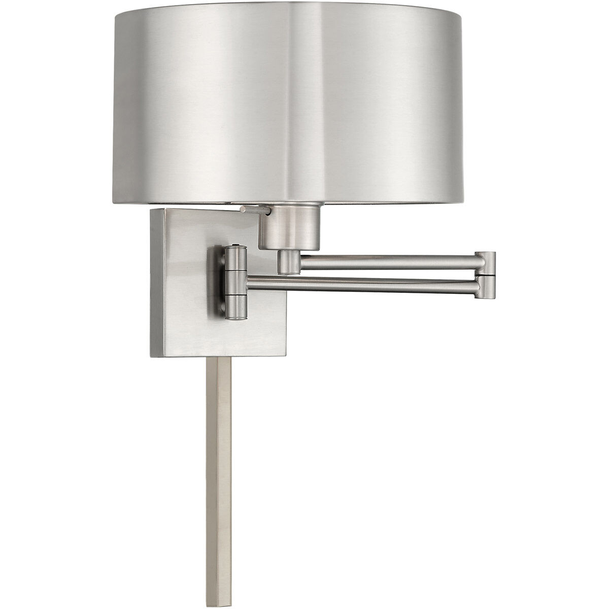 Allison 24 inch 100.00 watt Brushed Nickel Swing Arm Wall Lamp Wall Light