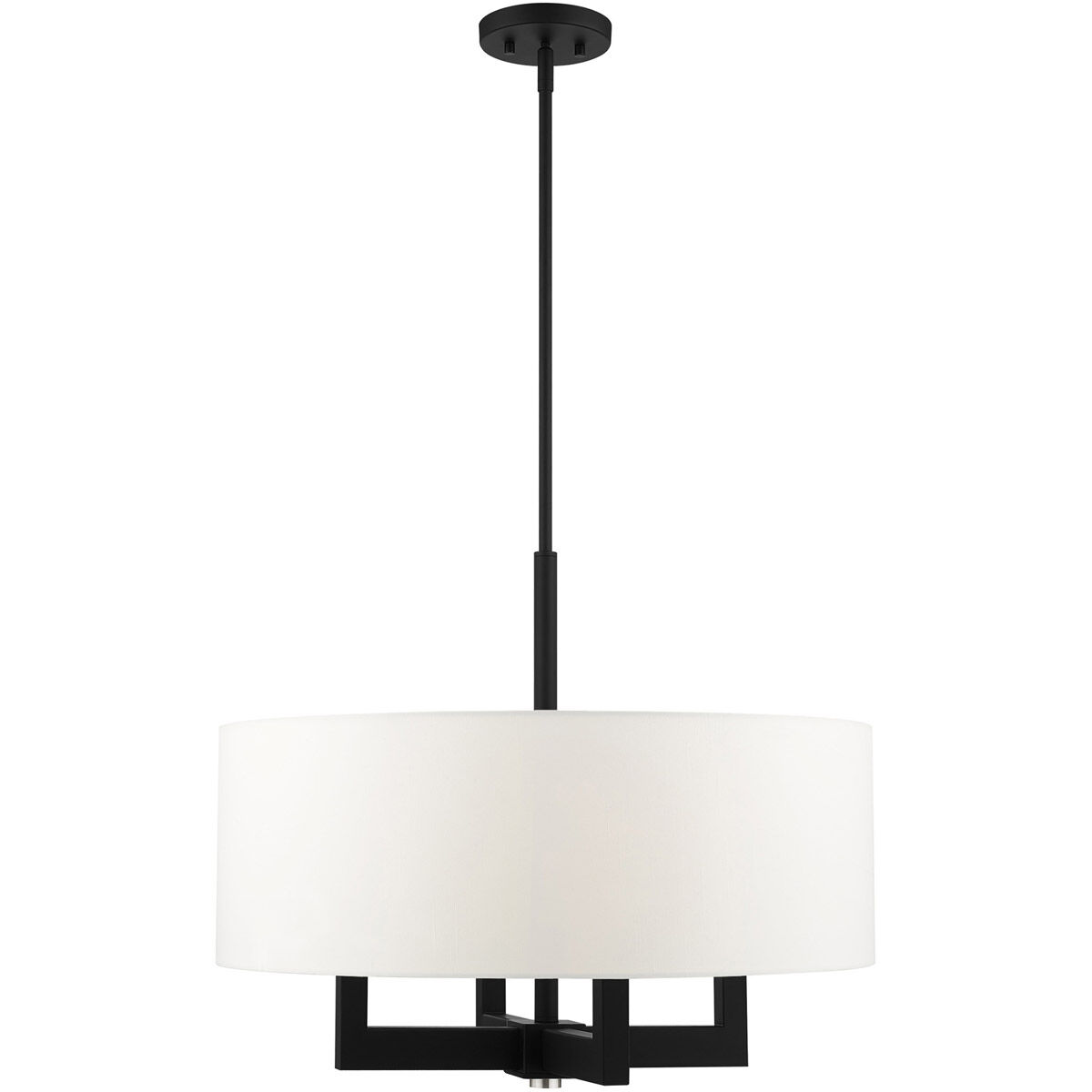Cresthaven 4 Light 24 inch Black Chandelier Ceiling Light