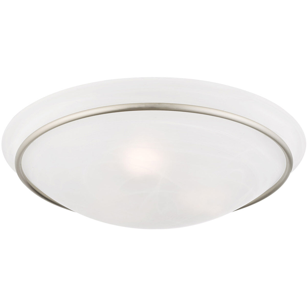 Newburgh 3 Light 20 inch Brushed Nickel Semi-Flush Mount Ceiling Light