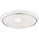 Newburgh 3 Light 20 inch Brushed Nickel Semi-Flush Mount Ceiling Light