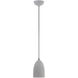 Arlington 1 Light 6 inch Nordic Gray with Brushed Nickel Accents Pendant Ceiling Light