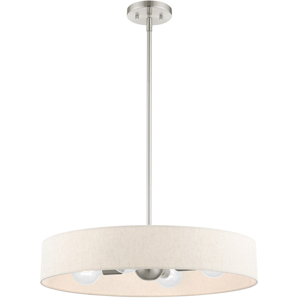 Venlo 4 Light 22 inch Brushed Nickel Pendant Ceiling Light