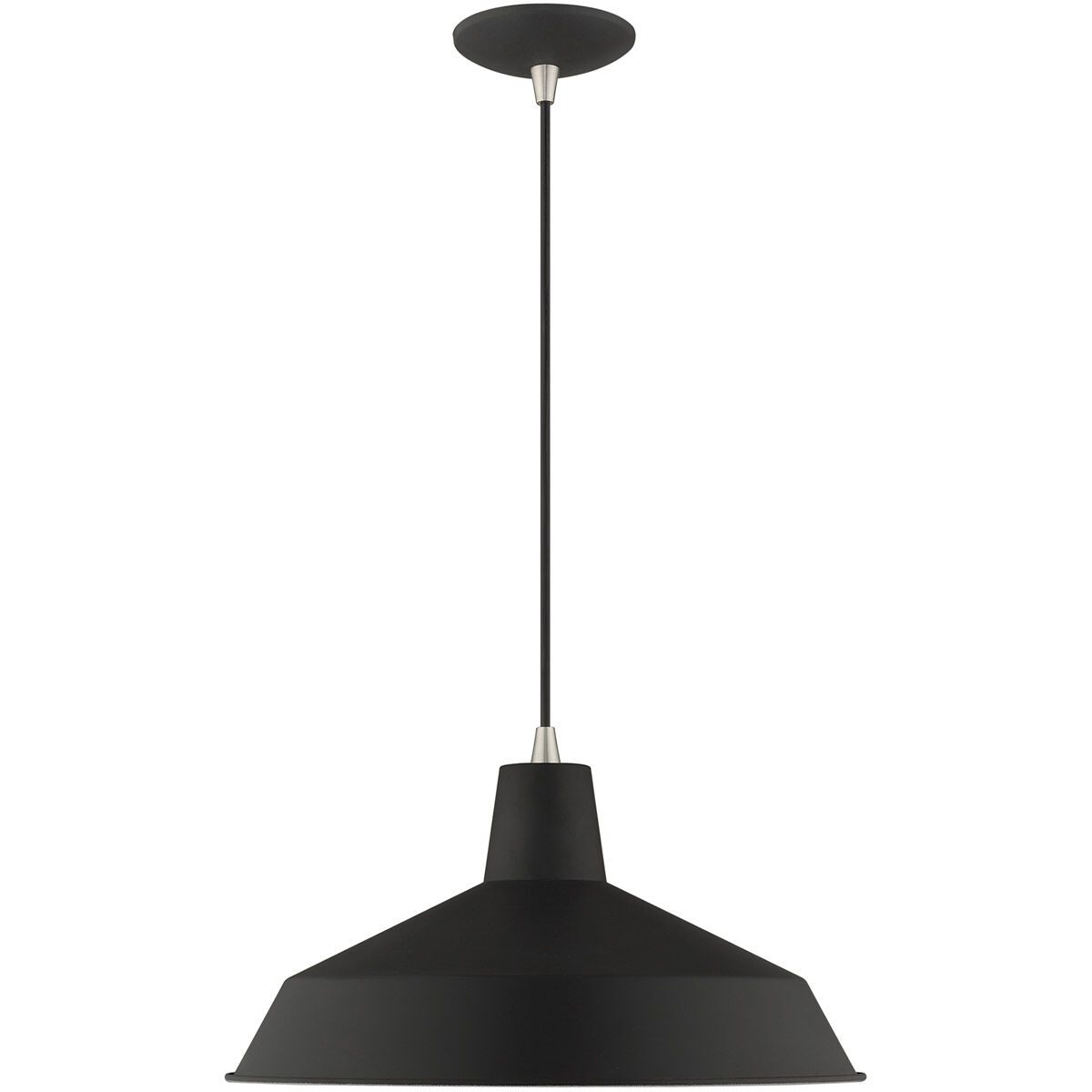 Allison 1 Light 16 inch Black Mini Pendant Ceiling Light