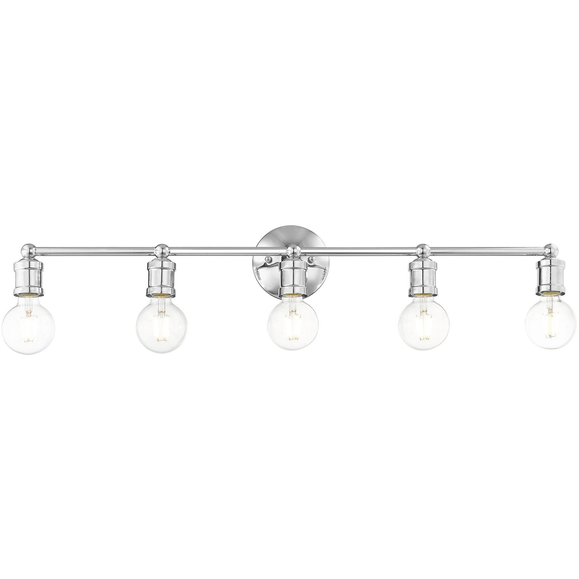 Lansdale 5 Light 34 inch Polished Chrome Vanity Sconce Wall Light