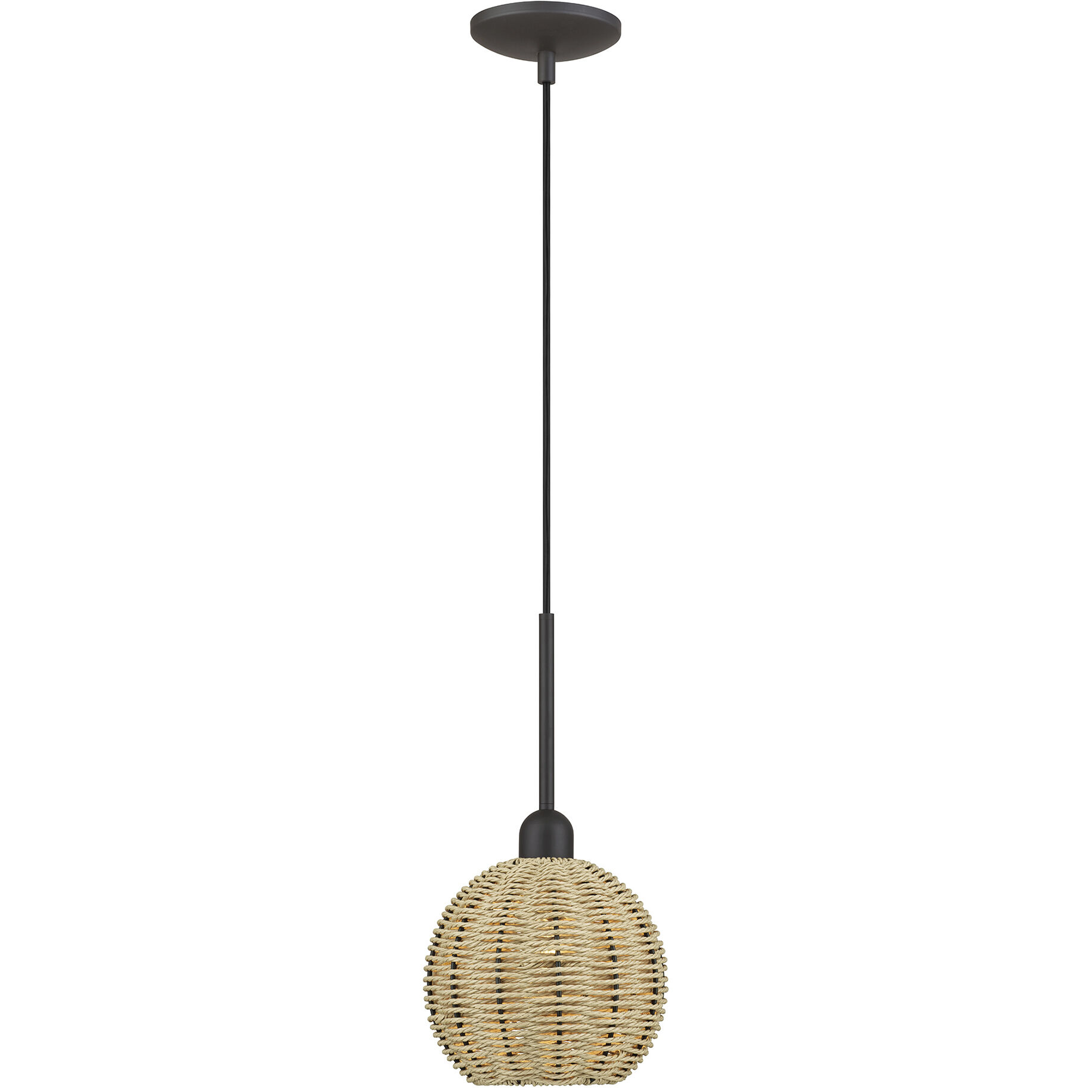 Summervine 1 Light 8 inch Bronze Pendant Ceiling Light, Mini Globe