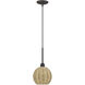 Summervine 1 Light 8 inch Bronze Pendant Ceiling Light, Mini Globe