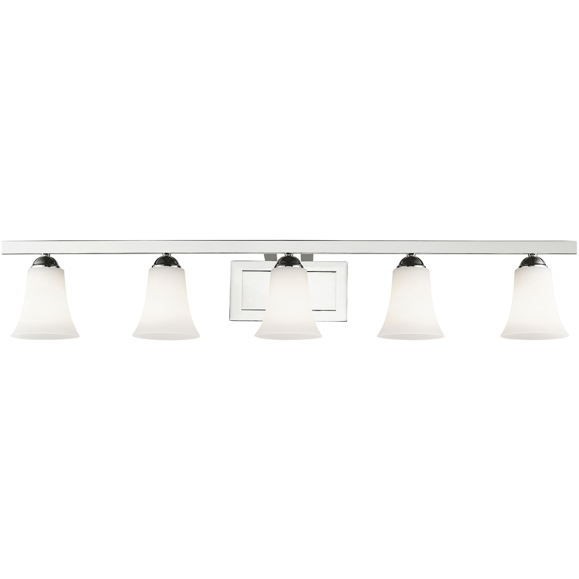 Ridgedale 5 Light 43 inch Polished Chrome Bath Vanity Wall Light