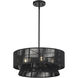 Florell 4 Light 20 inch Black Pendant Chandelier Ceiling Light