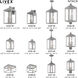 Nyack 2 Light 8 inch Nordic Gray Outdoor Ceiling Mount