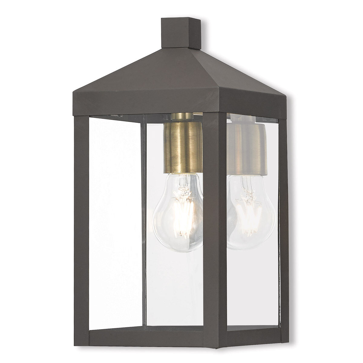 Nyack 1 Light 13 inch Bronze Outdoor Wall Lantern