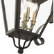 Adams 4 Light 14.25 inch Bronze with Antique Brass Finish Cluster Outdoor Extra Large Wall Lantern Wall Light