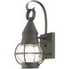 Newburyport 1 Light 14 inch Charcoal Outdoor Wall Lantern