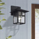 Crestlake 1 Light 9.5 inch Textured Black Outdoor Wall Lantern