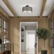Vistaview 3 Light 15 inch English Bronze Semi-Flush Ceiling Light