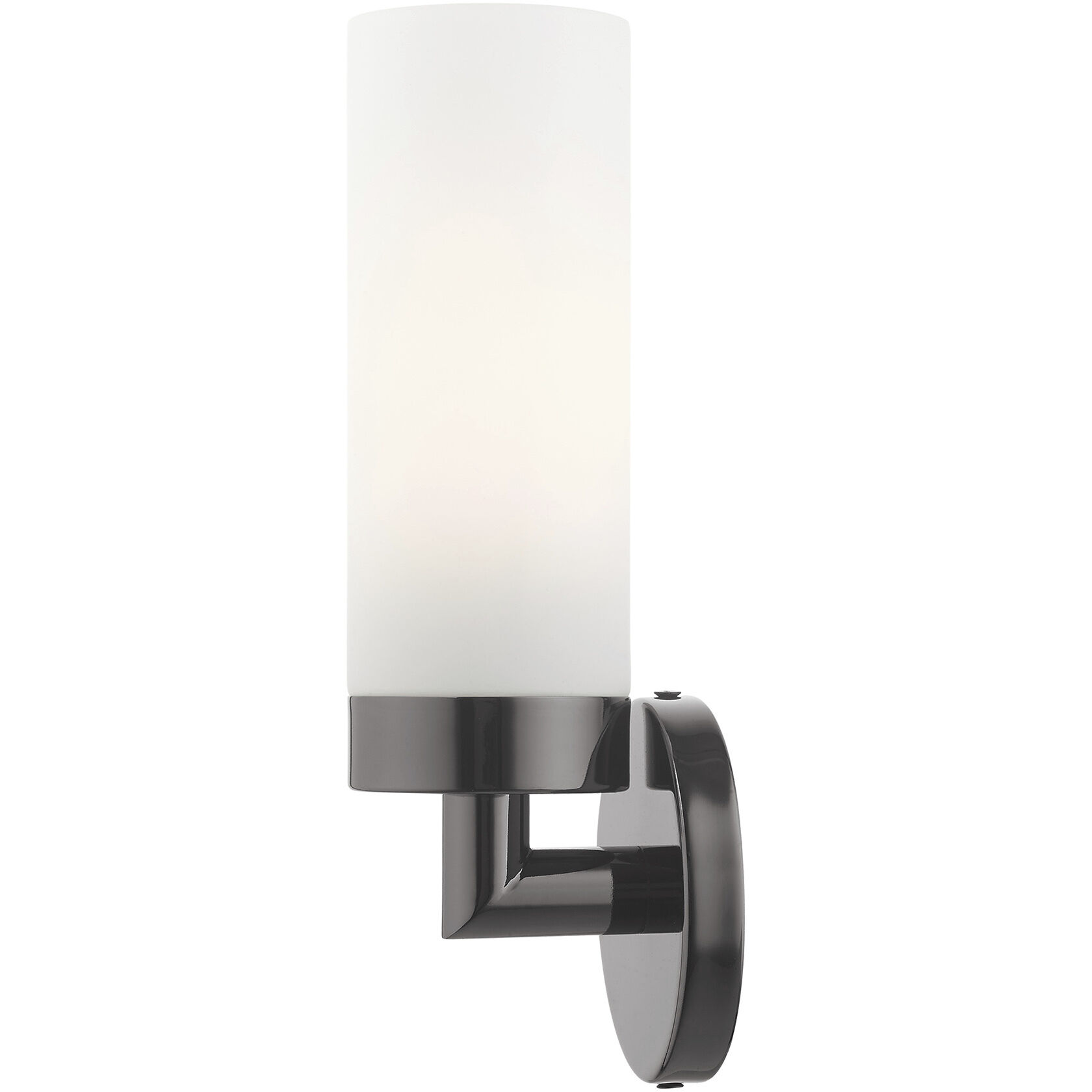 Aero 1 Light 4 inch Black Chrome ADA ADA Single Sconce Wall Light