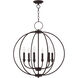 Milania 6 Light 25 inch Bronze Chandelier Ceiling Light