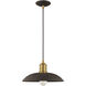 Allison 1 Light 13 inch Bronze Mini Pendant Ceiling Light