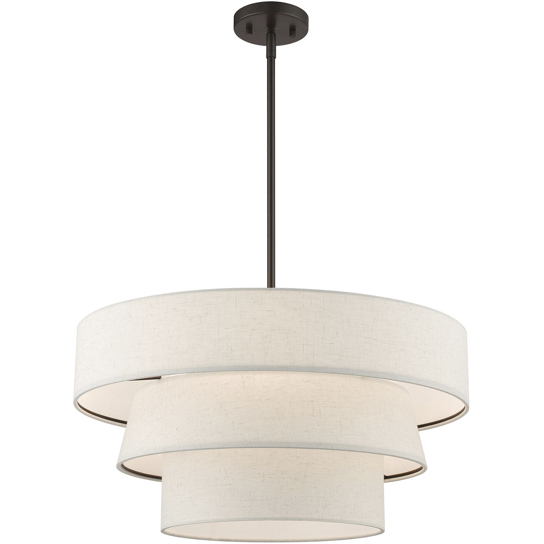 Chandler 4 Light 23 inch English Bronze Pendant Chandelier Ceiling Light