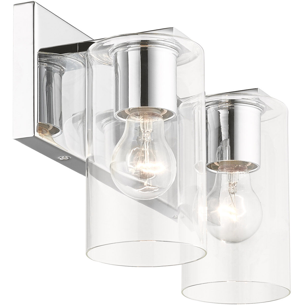 Zurich 2 Light 15 inch Polished Chrome Vanity Sconce Wall Light