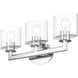 Bernardino 3 Light 23.75 inch Polished Chrome Vanity Wall Sconce Wall Light