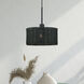 Weavington 1 Light 12 inch Black Pendant Ceiling Light