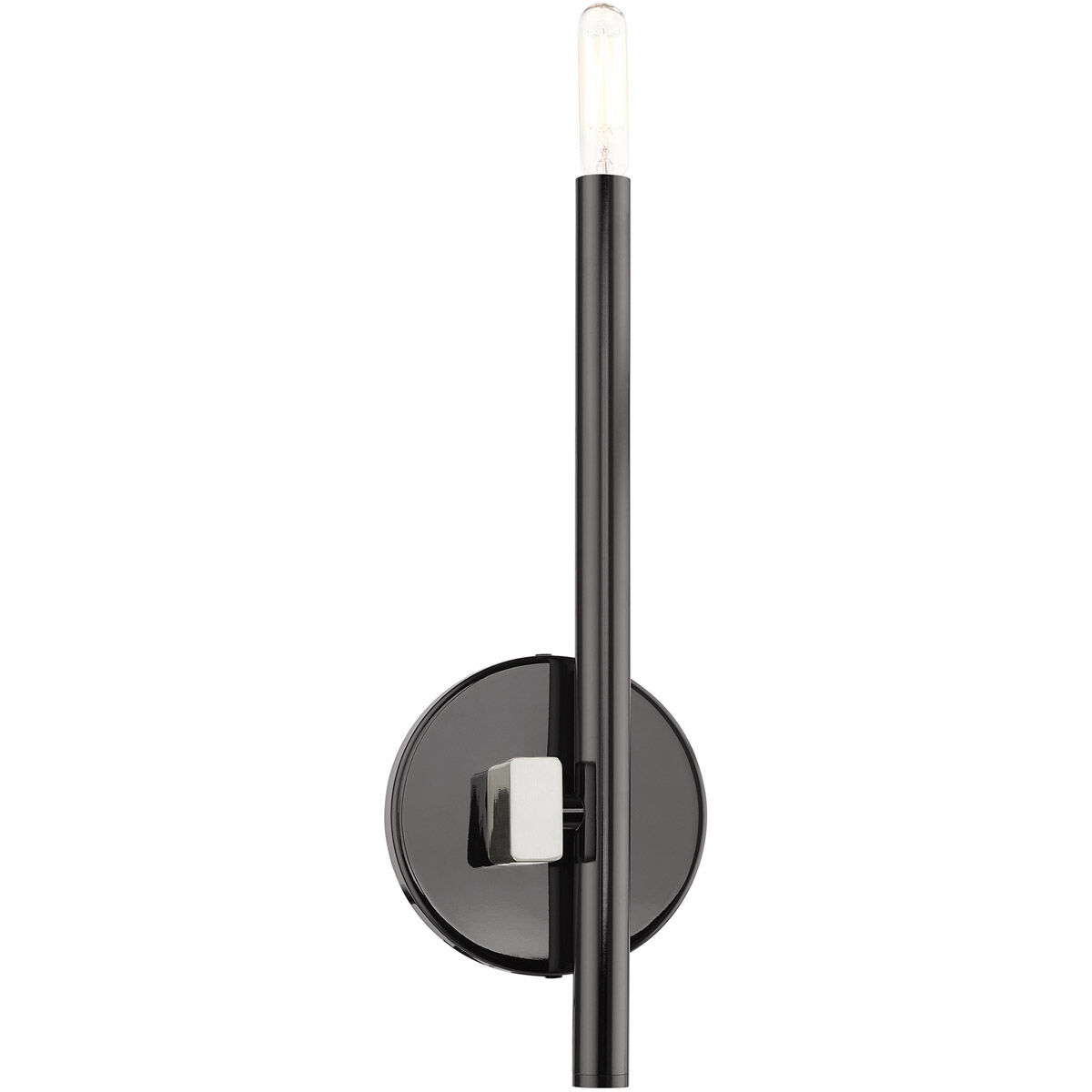 Denmark 1 Light 5 inch Black Chrome ADA ADA Single Sconce Wall Light