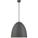 Arlington 3 Light 19 inch Scandinavian Gray with Brushed Nickel Accents Pendant Ceiling Light