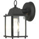 Hamilton 1 Light 9 inch Textured Black Outdoor Wall Lantern