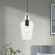 Avery 1 Light 5 inch Black with Brushed Nickel Accent Mini Pendant Ceiling Light