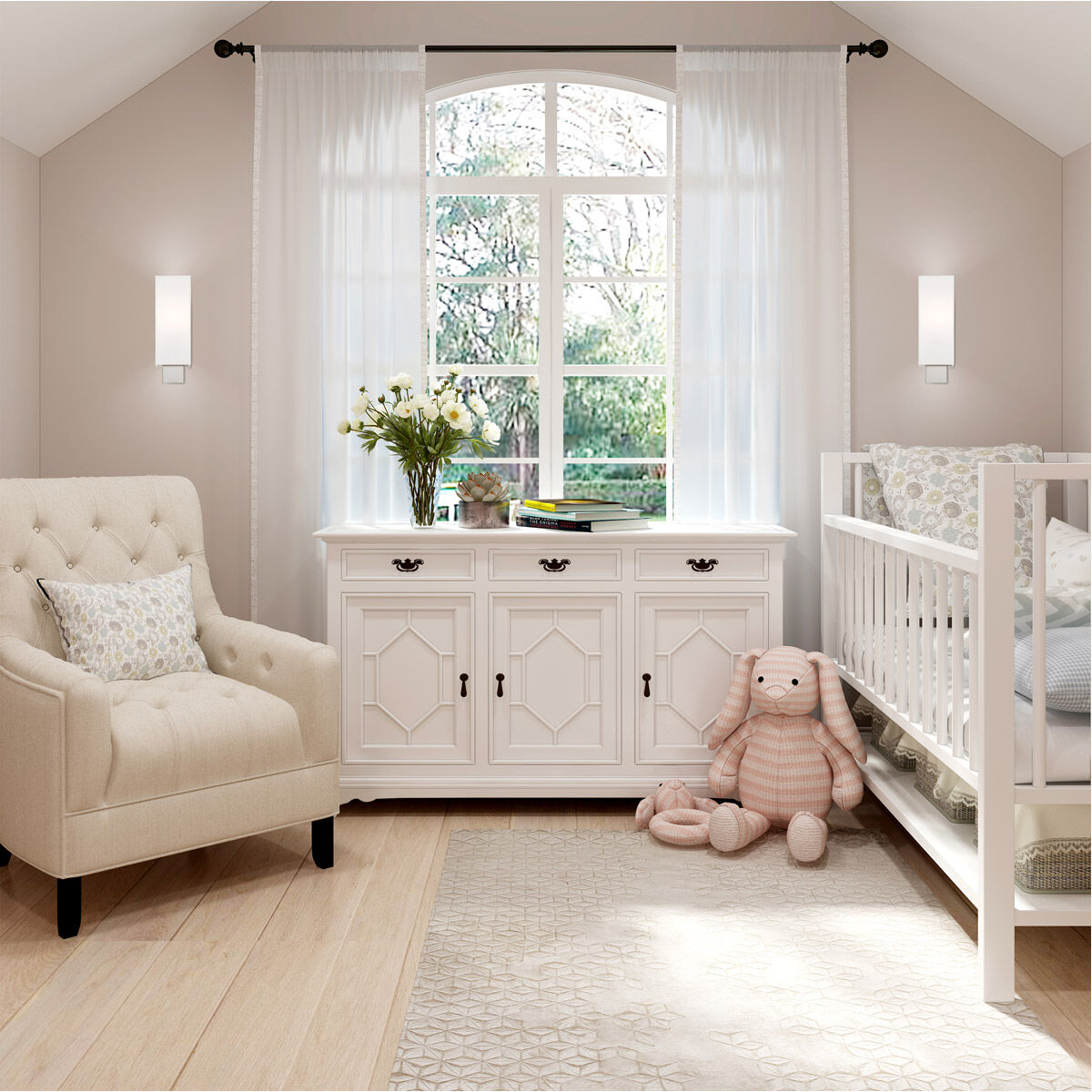 Clark 1 Light 5 inch Brushed Nickel ADA ADA Wall Sconce Wall Light