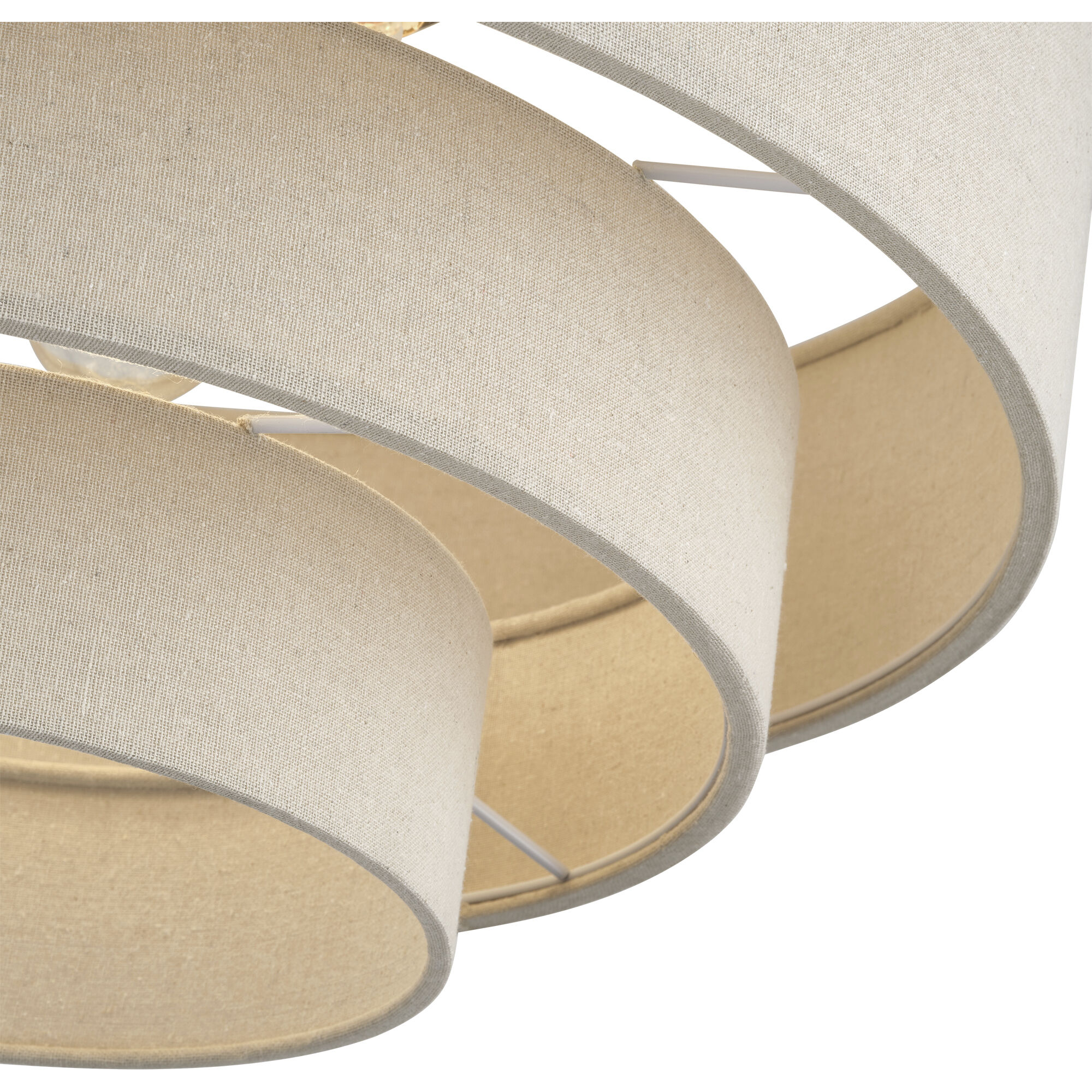 Bellingham 4 Light 21 inch Antique Gold Leaf Semi Flush Mount Ceiling Light, Extra Large