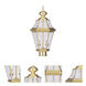 Georgetown 2 Light 21 inch Polished Brass Outdoor Post Top Lantern