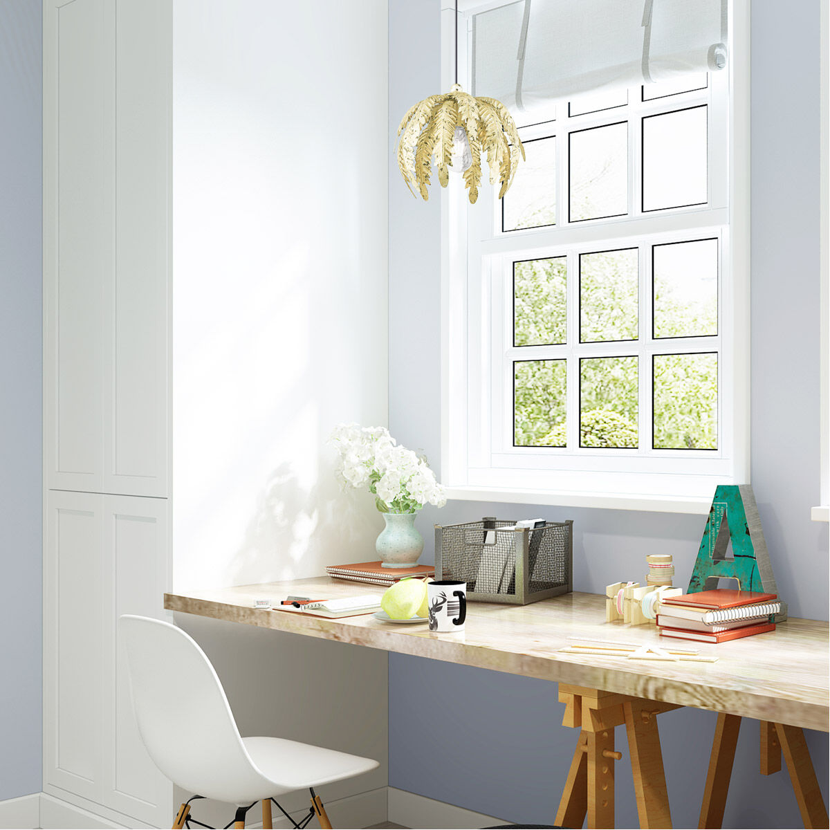 Acanthus 1 Light 13 inch Winter Gold Mini Pendant Ceiling Light