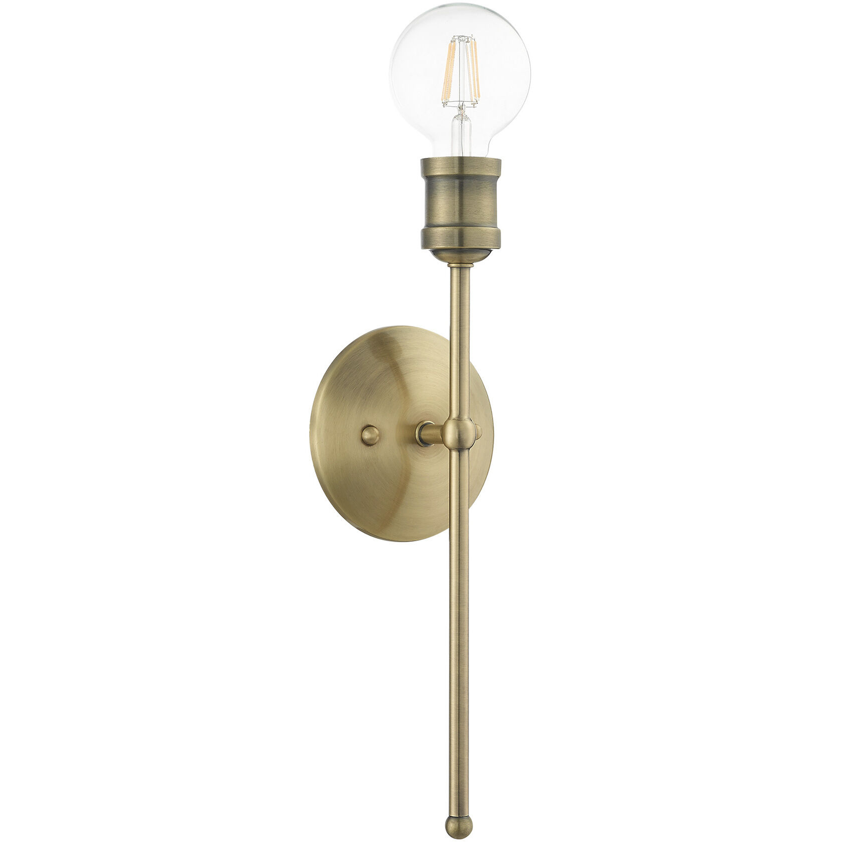 Lansdale 1 Light 5 inch Antique Brass ADA Sconce Wall Light