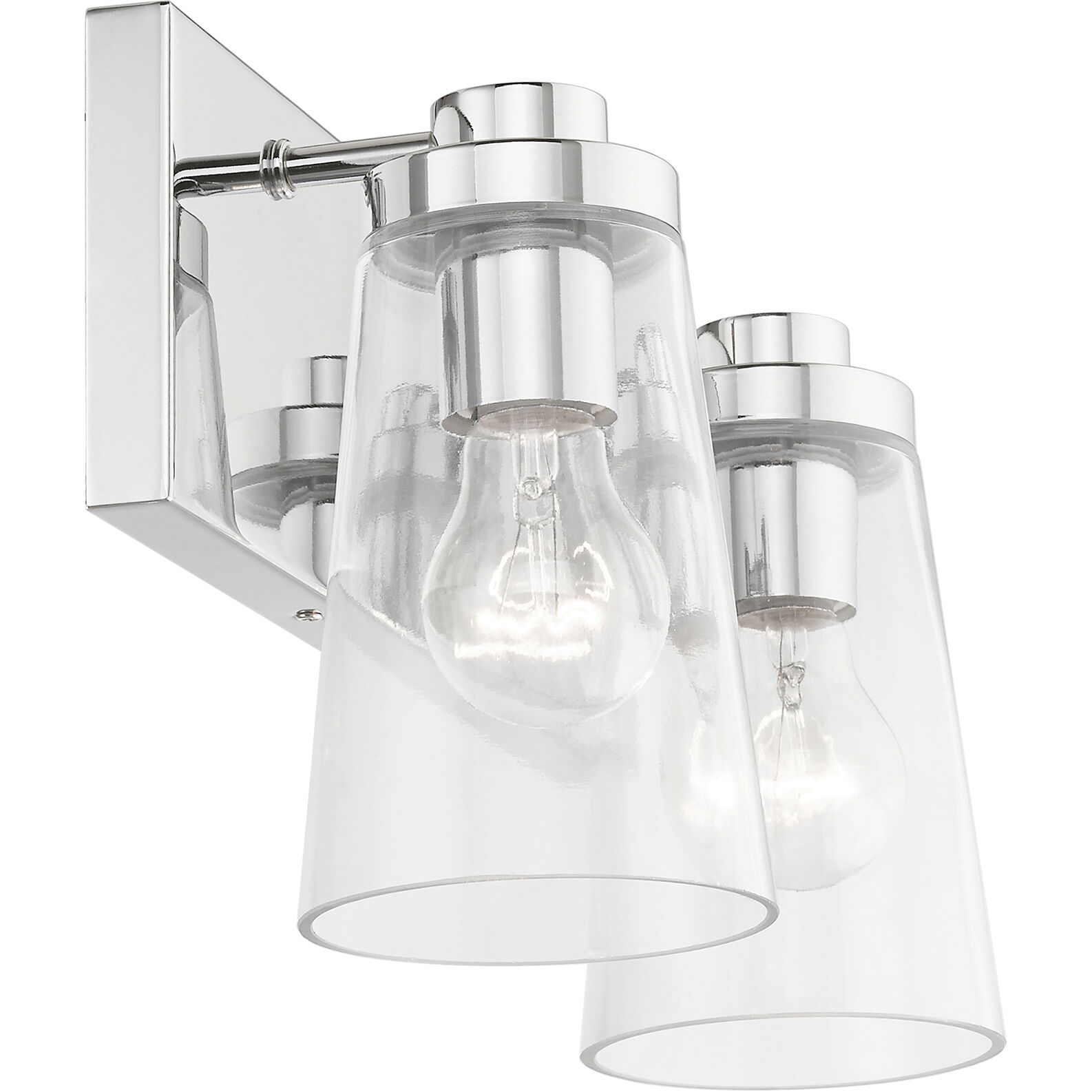 Cityview 2 Light 14 inch Polished Chrome Vanity Sconce Wall Light