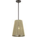 Florell 1 Light 12 inch English Bronze Pendant Ceiling Light