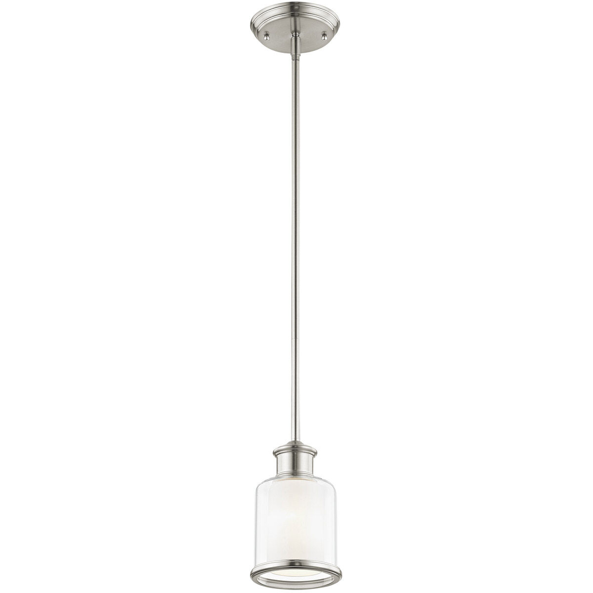 Middlebush 1 Light 5.5 inch Brushed Nickel Mini Pendant Ceiling Light