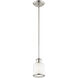 Middlebush 1 Light 6 inch Brushed Nickel Mini Pendant Ceiling Light