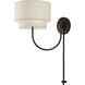 Manorwood 17.5 inch 60.00 watt English Bronze Swing Arm Wall Lamp Wall Light