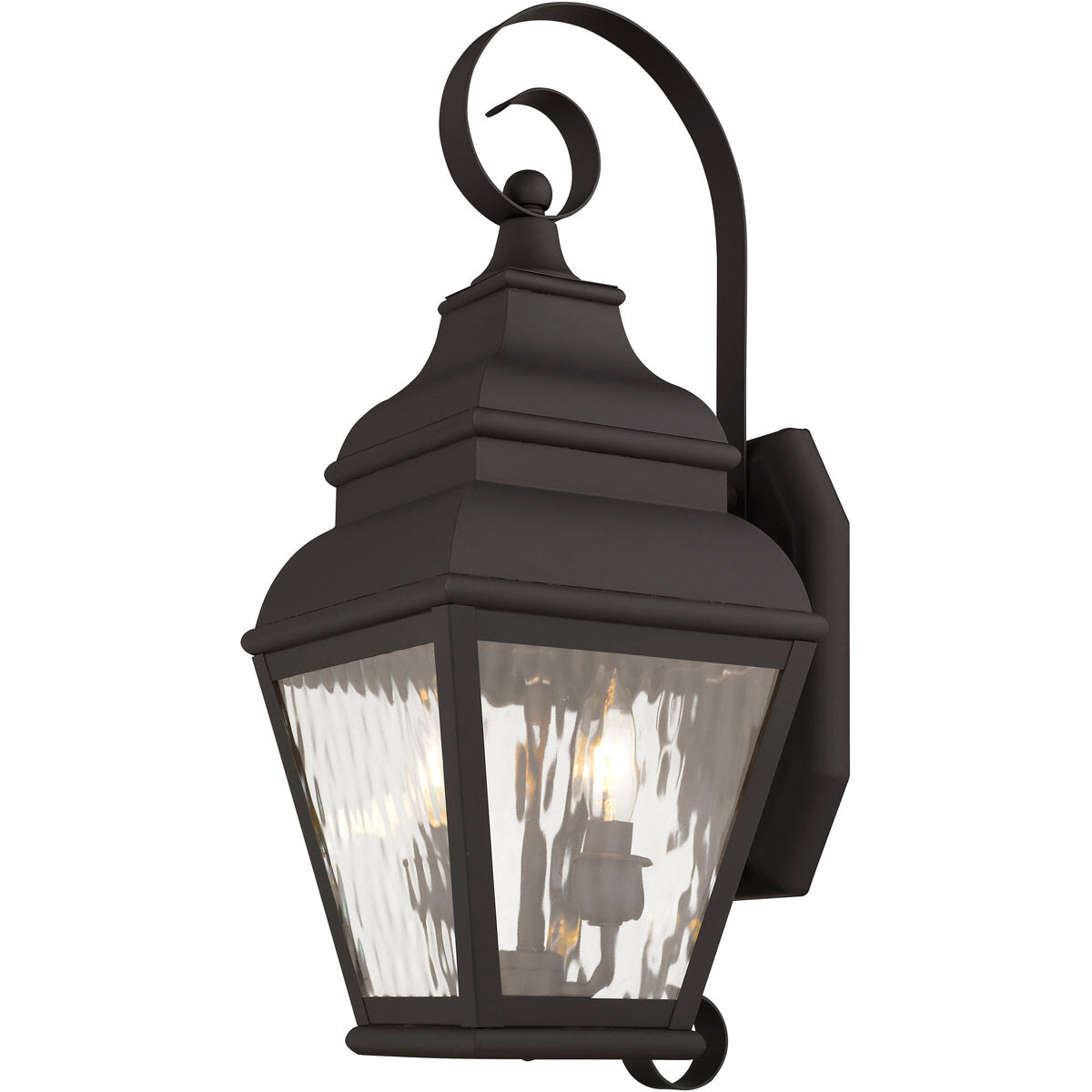 Exeter 2 Light 22 inch Bronze Outdoor Wall Lantern