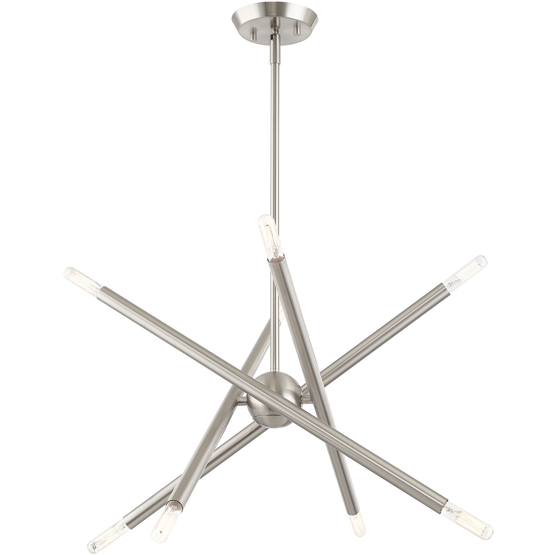 Soho 8 Light 20 inch Brushed Nickel Chandelier Ceiling Light