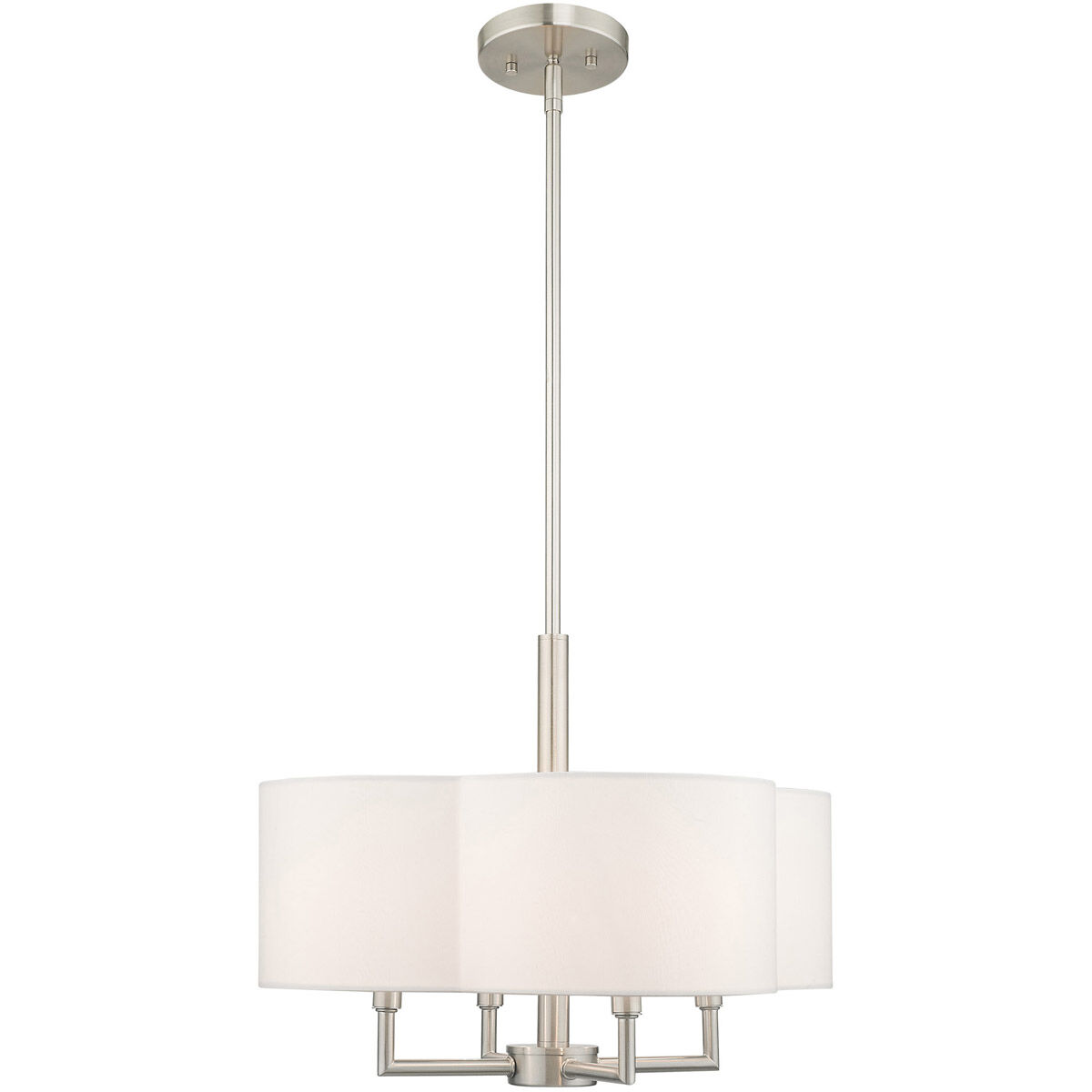 Chelsea 4 Light 18 inch Brushed Nickel Pendant Chandelier Ceiling Light