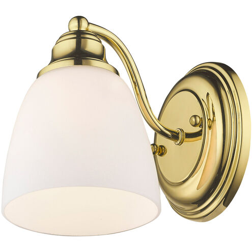 Somerville 1 Light 6 inch Polished Brass Wall Sconce Wall Light