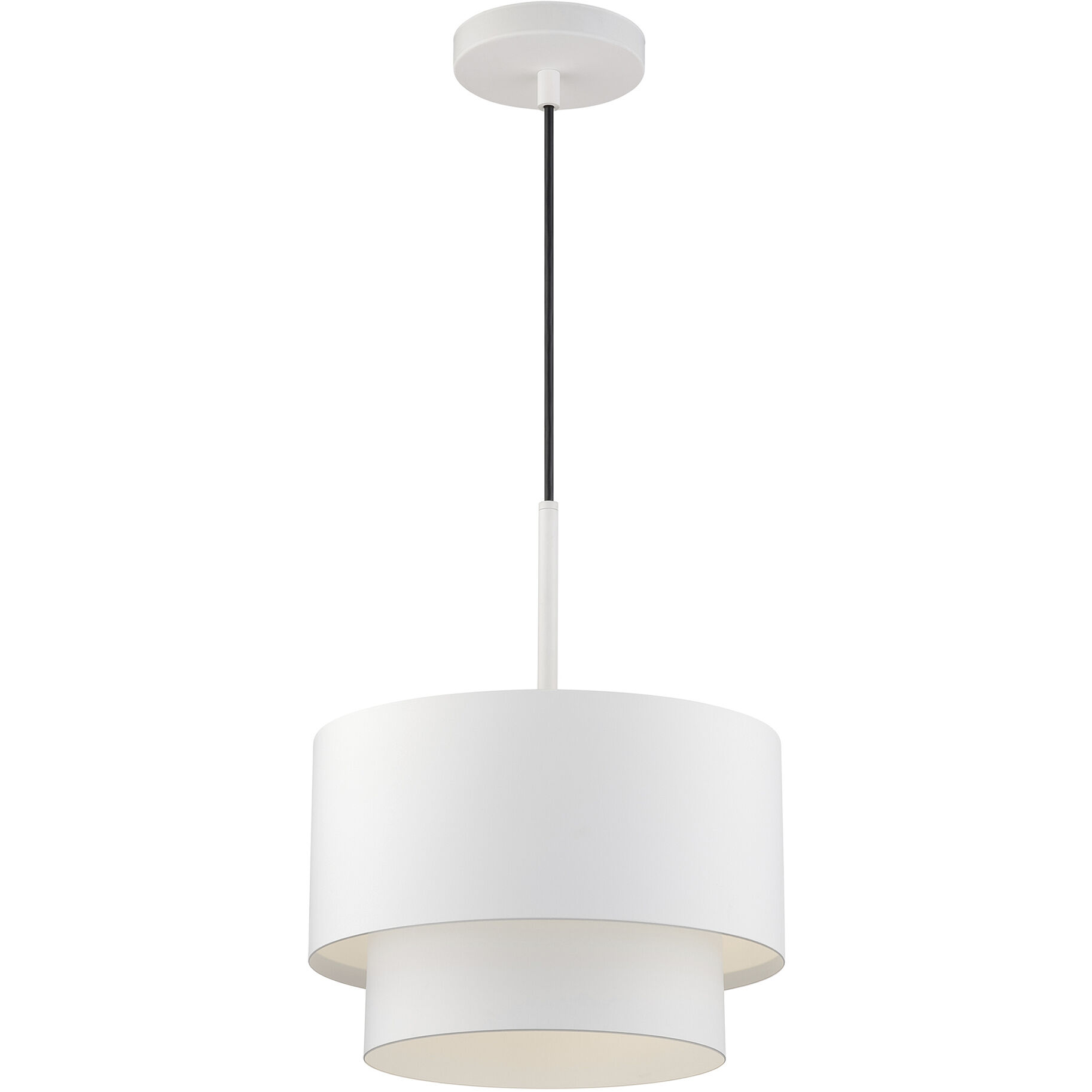 Zolana 1 Light 12 inch White Pendant Ceiling Light