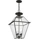 Westover 4 Light 15 inch Black Outdoor Pendant Lantern