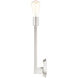 Prague 1 Light 5 inch Brushed Nickel ADA Sconce Wall Light